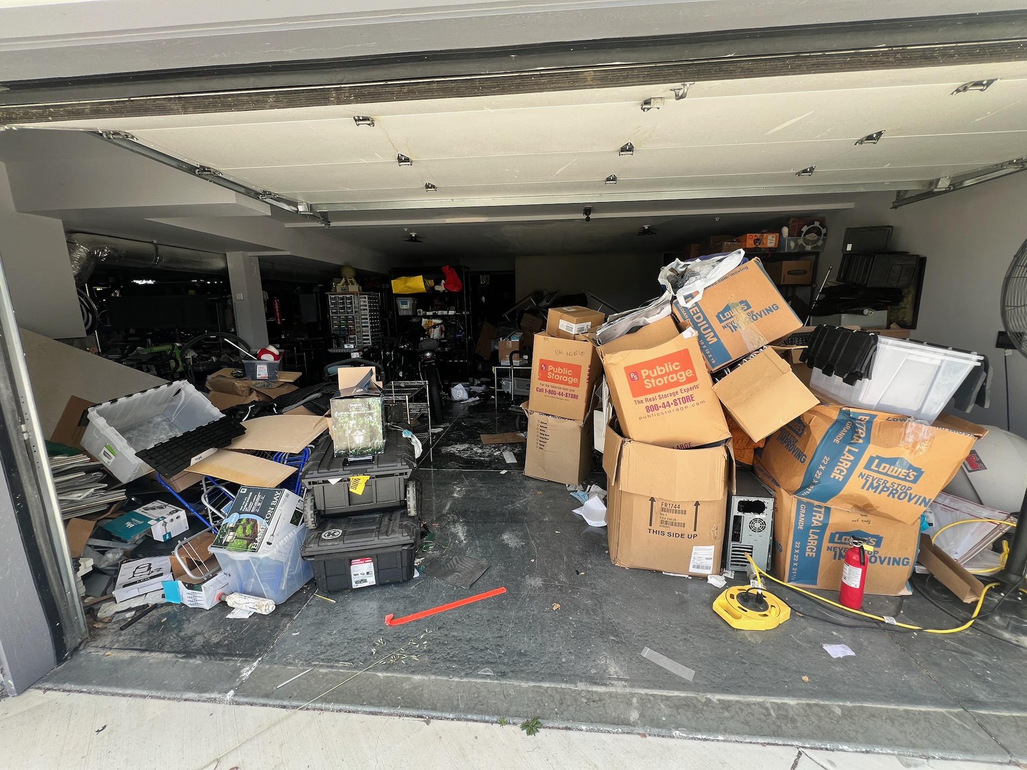 Large junk removal cleanout